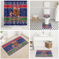 New Zealand Christmas Bathroom Set Kiwi-sh You A Merry Christmas LT05 - Polynesian Pride