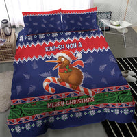 New Zealand Christmas Bedding Set Kiwi-sh You A Merry Christmas - Polynesian Pride