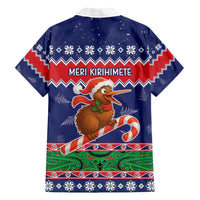 New Zealand Christmas Family Matching Off Shoulder Maxi Dress and Hawaiian Shirt Kiwi-sh You A Merry Christmas - Polynesian Pride