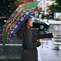 New Zealand Christmas Umbrella Kiwi-sh You A Merry Christmas LT05 - Polynesian Pride