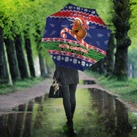 New Zealand Christmas Umbrella Kiwi-sh You A Merry Christmas LT05 - Polynesian Pride
