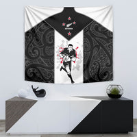 New Zealand Player Rugby Tapestry World Cup 2023 Maori Pattern LT05 - Polynesian Pride