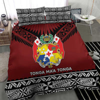 Tonga Constitution Day Bedding Set Tongan Kupesi Ngatu Pattern LT05 - Polynesian Pride