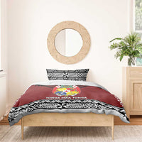 Tonga Constitution Day Bedding Set Tongan Kupesi Ngatu Pattern LT05 - Polynesian Pride