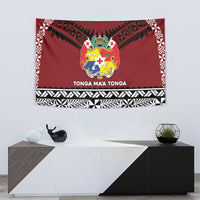 Tonga Constitution Day Tapestry Tongan Kupesi Ngatu Pattern LT05 - Polynesian Pride