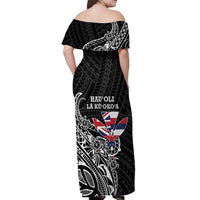 Hawaii November 28th Is My Independence Day Off Shoulder Maxi Dress