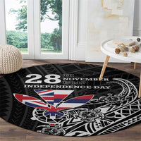 Hawaii November 28th Is My Independence Day Round Carpet LT05 - Polynesian Pride