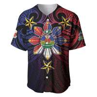 Haiti Philippines Baseball Jersey Haitian Coat Of Arms With Filipino Sun