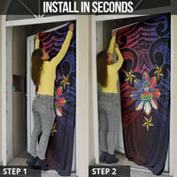 Haiti Philippines Door Cover Haitian Coat Of Arms With Filipino Sun