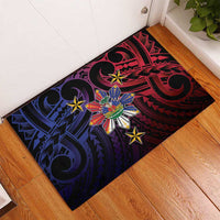 Haiti Philippines Rubber Doormat Haitian Coat Of Arms With Filipino Sun