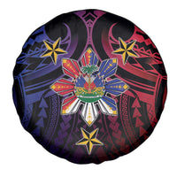 Haiti Philippines Spare Tire Cover Haitian Coat Of Arms With Filipino Sun