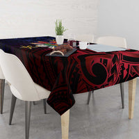 Haiti Philippines Tablecloth Haitian Coat Of Arms With Filipino Sun