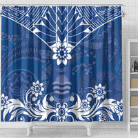 Wikin te Taetae ni Kiribati Shower Curtain Pacific Tapa Pattern