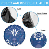 Wikin te Taetae ni Kiribati Spare Tire Cover Pacific Tapa Pattern