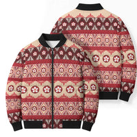 Tonga Language Week Bomber Puffer Jacket Lea Faka-Tonga Everyday LT05 - Polynesian Pride