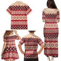 Tonga Language Week Family Matching Puletasi and Hawaiian Shirt Lea Faka-Tonga Everyday - Polynesian Pride