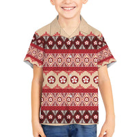 Tonga Language Week Family Matching Puletasi and Hawaiian Shirt Lea Faka-Tonga Everyday - Polynesian Pride
