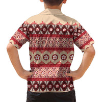 Tonga Language Week Family Matching Tank Maxi Dress and Hawaiian Shirt Lea Faka-Tonga Everyday - Polynesian Pride
