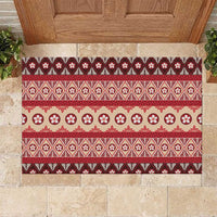 Tonga Language Week Rubber Doormat Lea Faka-Tonga Everyday - Polynesian Pride