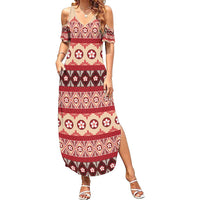 Tonga Language Week Summer Maxi Dress Lea Faka-Tonga Everyday - Polynesian Pride