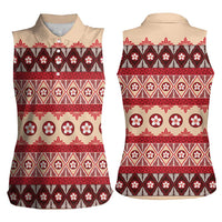 Tonga Language Week Women Sleeveless Polo Shirt Lea Faka-Tonga Everyday LT05 - Polynesian Pride