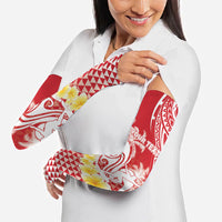 Personalised Tahiti Surfing Arm Sleeves Polynesian Style LT05 - Polynesian Pride