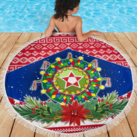 Philippines Christmas Beach Blanket Filipino Parol Maligayang Pasko LT05 - Wonder Print Shop