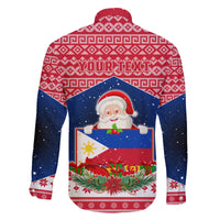 Personalised Philippines Christmas Family Matching Off Shoulder Maxi Dress and Hawaiian Shirt Filipino Parol Maligayang Pasko LT05 - Polynesian Pride