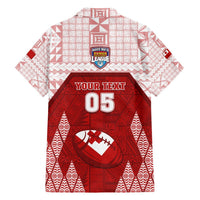 Custom Tonga Rugby Hawaiian Shirt 2023 Pacific Championships Kupesi Ngatu Mate Maa LT05 - Polynesian Pride