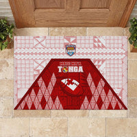Tonga Rugby Rubber Doormat 2023 Pacific Championships Kupesi Ngatu Mate Maa LT05 - Polynesian Pride