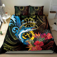 Vanuatu Fishing Bedding Set It's Time To Fish LT05 - Polynesian Pride