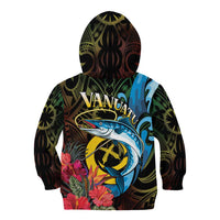 Vanuatu Fishing Kid Hoodie It's Time To Fish LT05 - Polynesian Pride