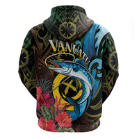 Vanuatu Fishing Zip Hoodie It's Time To Fish