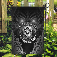Aotearoa Toitu Te Tiriti Garden Flag Ka Mua Ka Muri LT05 Garden Flag Black - Polynesian Pride