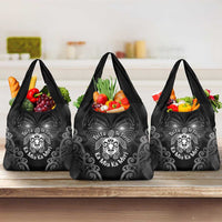 Aotearoa Toitu Te Tiriti Grocery Bag Ka Mua Ka Muri LT05 3-pack One Size Black - Polynesian Pride