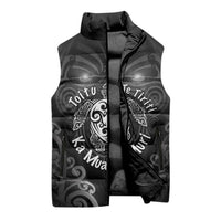Aotearoa Toitu Te Tiriti Sleeveless Puffer Jacket Ka Mua Ka Muri LT05 - Polynesian Pride