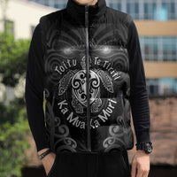 Aotearoa Toitu Te Tiriti Sleeveless Puffer Jacket Ka Mua Ka Muri LT05 - Polynesian Pride