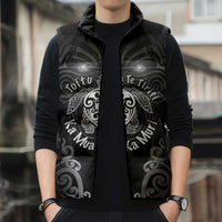 Aotearoa Toitu Te Tiriti Sleeveless Puffer Jacket Ka Mua Ka Muri LT05 - Polynesian Pride