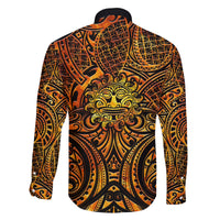 New Zealand Tamanuitera The Sun Family Matching Off Shoulder Short Dress and Hawaiian Shirt Maori Pattern