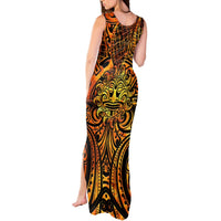 New Zealand Tamanuitera The Sun Tank Maxi Dress Maori Pattern LT05 - Polynesian Pride