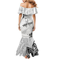 Personalised Polynesia Brain Cancer Mermaid Dress No One Fights Alone LT05 - Polynesian Pride