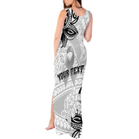 Personalised Polynesia Brain Cancer Tank Maxi Dress No One Fights Alone LT05 - Polynesian Pride