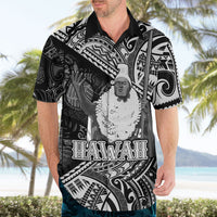 Hawaii King Kamehameha Hawaiian Shirt With Hawaiian Ipu Motifs Black Version LT05 - Polynesian Pride