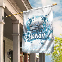 Hawaii Sugar Plantation Garden Flag With Hawaiian Tapa Pattern LT05 House Flag White - Polynesian Pride