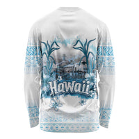 Hawaii Sugar Plantation Long Sleeve Shirt With Hawaiian Tapa Pattern