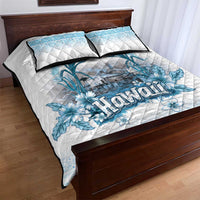 Hawaii Sugar Plantation Quilt Bed Set With Hawaiian Tapa Pattern