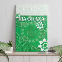 Cook Islands Maori Language Week Canvas Wall Art Pacific Tapa Pattern