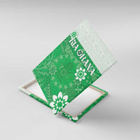 Cook Islands Maori Language Week Canvas Wall Art Pacific Tapa Pattern