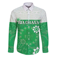 Cook Islands Maori Language Week Family Matching Long Sleeve Bodycon Dress and Hawaiian Shirt Pacific Tapa Pattern