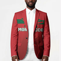 Custom Morocco Football 2026 Blazer Atlas Lions Breathtaking Victory Red Version